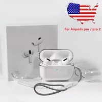For Airpods 2 pro airpods 3 airpod earphones Accessories Solid Silicone Cute Protective Headphone Cover Apple airpods pro 2 2nd generation Shockproof Case