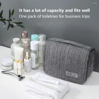 Storage Bags Great Female Makeup Bag Space-saving Wet And Dry Separation Case Travel