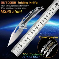 Folding knife pocket survival high hardness sharp self-defense camping hunting tactics portable utility tools household fruit knif293y