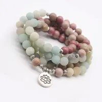 Tennis Bracelets Wrap Bracelet For Yoga Chakra Mixed Natural Stone Necklaces Fashion Jewelry