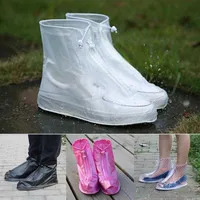 Couvoirs de chaussures ￩tanches r￩utilisables pour moto ￠ v￩lo de v￩los de pluie V￩rin￨res de pluie Couvernes de chaussures pour la marche en plein air ￠ Creek236