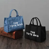 60% Off Handbags Online USA female commuter Tote Bag new solid color letter zipper shopping Leisure Canvas portable shoulder bag