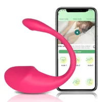 Womens G-Strings Wireless Bluetooth G Spot Dildo Vibrator for Women APP Remote Control Wear Vibrating Egg Clit Female Panties S