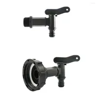 Watering Equipments S60 IBC Tank Adapter 3 4" Thread Tap Water Irrigation Valve Faucet Garden Connectors Drain Couple