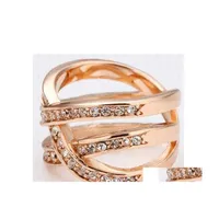 Band Rings Beautifly Rose Gold Bands Dress 18K Diamond Engagement Sier Fashion Masonic Drop Delivery Jewelry Dhca8