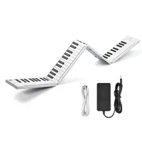 Midiplus carry-on piano piano digital 88 لوحة مفاتيح البيانو الرئيسية مناسبة للطفل والبالغين مع لوحات مفاتيح إلكترونية للبطارية القابلة لإعادة الشحن