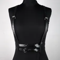 Garters Leather Women's Belt Underwear Sexy Lingerie Goth Punk Body Bondage For Stockings Suspenders Straps Harness
