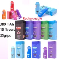 10 Flavors Packwoods X Runtz Runty Rechargeable Disposable vape pens Empty 1ml e-cigarette 380 mAh Battery With Retail Box USB Bottom Charger