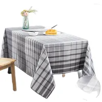 Table Cloth JOY Textile Recycled Cotton Water Resistant Tablecloths Anti-Fading Wrinkle Free Rectangle Tablecloth For Dining