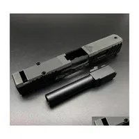 Taktiska tillbeh￶r Kublai P3 TTI CNC Metal Decoration Slide med yttre fatr￶rstyp f￶r We G19 Toy Gel Blaster Drop Delivery S DHTQV
