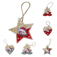 Christmas Decorations Tree Po Frame Baby Gift Tags Pendant Drop Ornaments Diy Crafts