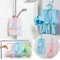Storage Bags 1 Pc Multi-Purpose Hanging Bag Clothespin Net Shampoo Kitchen Bathroom Household Mesh Pocket Organizer Home Accessories