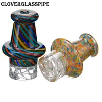 Colored Smoking Accessories Cyclone Riptide Spinning Carb Cap OD 30mm fit Quartz Banger Nails Rigs Glass Bongs Water Pipe Dab Tool 1148