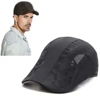 ベレー帽高品質の屋外バイザーキャップ調整可能な通気性メッシュファッション帽子クイックドライフォワードゴラスデソルキャスケットラックスソンブレロ