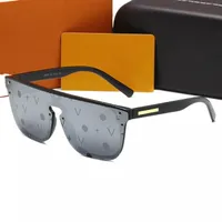 flower Lens Sunglasses with Letter Designer Brand Sun Glasses Women Men Unisex Traveling Sunglass Black Grey Beach Adumbral W8ZD#