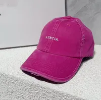 Classic Men's Ladies Luxury Designer casquette Solid Color cap Letter Denim Ripped Holes hats