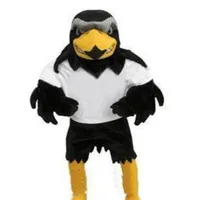 2019 new Professional custom-made Deluxe Plush Falcon Mascot Costume Adult Size Eagle Mascotte Mascota Carnival Party Cosply Costu303U