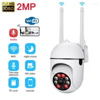 Surveillance IP Camera HD Lens Full Color Night Vision WIFI Security CCTV Outdoor Real-time Monitor