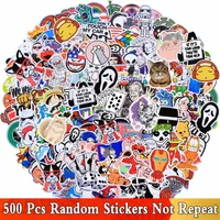 Random 500 PCS Lot Mix Funny JDM Stickers For Car Laptop Kids Skateboard Motorcycle Furniture Decal DIY Toy Waterproof Sticker 2270Y