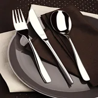 Flatware Sets Dinnerware 36 Pcs Stainless Steel Tableware Cutlery Set Vintage Quality Knife Fork Dining Dinner Set261f