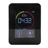 Air Monitor CO2 Koldioxiddetektor Kvalitetstemperatur Fuktighet Fast mätmätare för