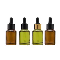 30ml Wryshoulder Refillable Bottle Empty Brown Glass Rubber Dropper Vials Gold Silver Black Ring Green Essential Oil Cosmetic Packaging Containers