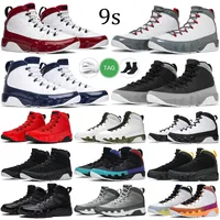 New Jumpman 9s Outdoor Shoes Fire Red 9 Retro Basketball Shoes Particle Grey Gym  Red UNC Statue University Gold Anthracite Harcoal Mens Sports Trainers