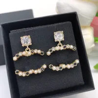 Designer Multi diamond Earring Jewelry Original material Synchronize new Fashion Luxury Jewelry Wedding Accessories