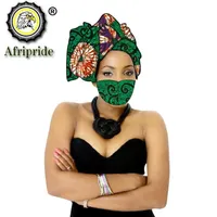 Ethnic Clothing African Headwrap In Women Hair Accessories Scarf Head Turban Ladies Hat Match Print Mask S20H020240l