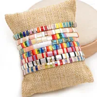 Strand Boho Ethnic Seed Beads Bracelet For Women Simple Vintage Colorful Beach Handmade Trendy Female Jewelry 2023