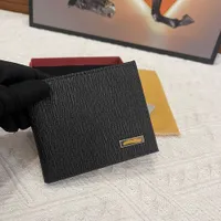 Portefeuille de crédit en cuir véritable portefeuille masculin de luxe de luxe Brand portefeuille de sacs de rangement pour femmes