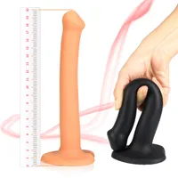 Heren G-string 20cm Gigantische enorme dildo Super grote lul Anale kont Grote dong Realistische penis masturbator Sex Toys for Women Men Suct
