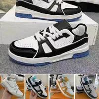 Casual shoes Travel leather Elastic sneaker fashion lady Flat designer Running Trainers Letters woman shoe platform men gym sneakers 39-44 B1