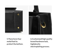 muban 83 bafelli 2022 women's Totes new handbag cat luxury leather fashion business