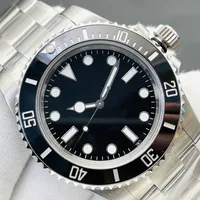Mens Classic Watches Men Black Dial Submarin RLX 906L Aço inoxidável Oyster Fashion Bracelet Mans Favorite Wristwatch Automatic 3235Movement Gift GOR NAIGADO