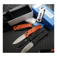 Camping Hunting Knives Cam 5Models Benchmade Mini Bugout 533 Axe Pliage Couteau S30V Blade Graphite Handle Outdoor Edc BM A07 535 53 DHNPW