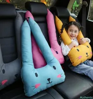 Cartoon Cute Car Seatbelt Shoulder Pad Soft PP Cotton Seat Safety Belt Cover for Children Kids Headrest Cushion Sleeping Pillows3889406