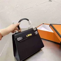 Designer Kelys Bags Herme Handheld Handbags Leather Women Luxurys Crossbody Hardware Distribution Pony Scarf 25cm Kelys Bag Handbag frj