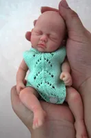 Dolls 7&quot; Micro Preemie Full Silicone Baby Doll Sweet Dreams &quot;Bella&quot;and &quot;Jose&quot; Lifelike Mini Reborn Doll Surprice Children Anti-Stress 230209