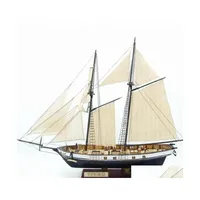 الجدة العناصر 1130 النطاق الشراعي النموذجية DIY مجموعة السفن مجموعات التماثيل المصغرة يدويا القوارب الشراعية الخشبية