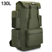 110L 130L Men Hiking Bag Camping Backpack Large Army Outdoor Climbing Trekking Travel Rucksack Tactical Bags Lage Bag XA860WA 2329U