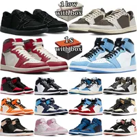 Nike Air Jordan 1 Retro High OG Basketball Chaussures hommes femmes jordans 1s University Blue Hyper Royal Twist Dark Mocha outdoor mens trainer
