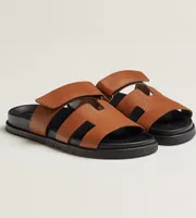 Famous MenBrand Chypre Sandals Shoes Adjustable Strap White Black Brown Man Slippers Comfort Casual Walking Boys Rubber Sole Flip Flops EU38-46