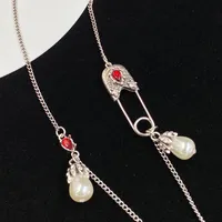 Womens Designers Necklace Skull Pattern Chains Pendent Mens Ghost Necklaces Fashion Gold Silver Luxurys Jewelry