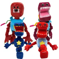 2023 جديد كرتون Doll Doll Toy Red Robot يملأ دمية هدايا عيد ميلاد Plush Doll Children