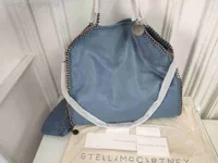LVS omuz çantaları 2021 Yeni Moda Kadın Çanta Stella McCartney PVC Yüksek kaliteli deri alışveriş çantası V901-808-808 3 Boyut