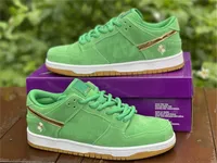 Low Top Casual Shoes Green Suede Trainer Women Men Skate Shoes Outdoor Trainers High-quality Sneakers Womens Mens Sneaker Basketball Designer Sports