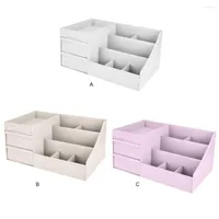 Storage Boxes Desktop With Compartment Cosmetic Sorting And Box Dressing Table Lipstick Holder Rack