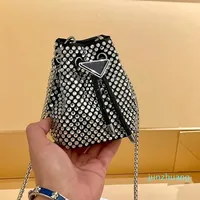 Bolsas de designer de luxo Novo mini Mini Full Drilling Bucket Bag Lady Crossbody Bolsa Bolsa Designer Bolsa de Moda Ador￡vel Moda 10*13cm 954