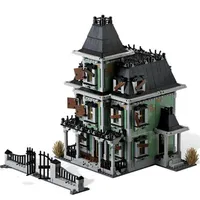 Блок -монстры боец ​​The Haunted House House Firehouse штаб -квартира 16007 10228 Строительные блоки фильма Toys Kids Gifts x0102277d
